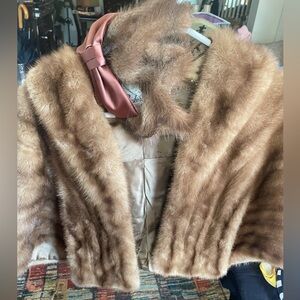 Vintage Mink jacket and hat